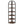 Tall 6 Tier Corner Shelf, Freestanding Bookshelf For Living Room - Rustic Brown