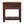 Solid Wood Regency Chestnut Nightstand, 1-Drawer, 1 Open-Slot
