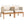 Outdoor Acacia Wood and Rope Club Chair with Cushions (Set of 2)