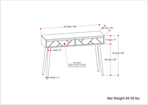 Jager - Console Table - Natural
