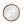 Circle Wall Mirror With Wooden Frame for Living Room