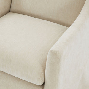 Luisa - Skirted Swivel Accent Chair