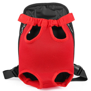 Dog Carrier Backpack Legs Out Front Pet Backpack Carrier Travel Bag Adjustable Shoulder Straps for Hiking Camping Shopping Biking