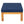 TOPMAX Outdoor 5-Piece Wood Sectional Patio Sofa Set with Blue Cushions