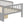 Bed With Headboard Storage Rack, 2 Under Bed Drawers, 3 Side Guardrails For Safety