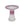 Birdbath For Patio, Garden - White / Pink