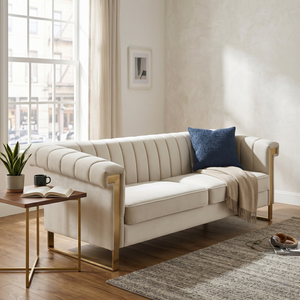 FX-P81-CW2 Modern Velvet Sofa
