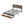 Modern Bed Frame With LED Lights, Upholstered Headboard, USB Charging
