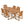 7 Pieces Acacia Wood Outdoor Dining Set