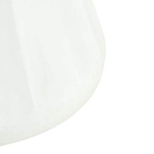 Outdoor Round Concrete Antique White Side Table