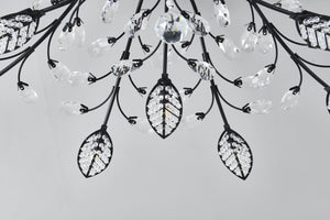 15-Light Chandelier Crystal Ceiling Lamp