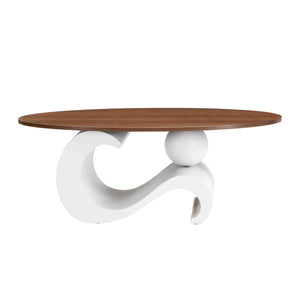 White Nesting Coffee Table Set of 2