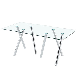 Dining Table With Transparent Surface