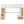 Full Size Loft Bed With Desk And Shelves, 2 Built In Drawers, Storage Staircase - Natural / White