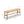 Woven Design Dining Bench For Dining Room, Bedroom - Natural Oak