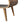 Solid Wood Open Oak-ish Coffee Table, Nordic Legs