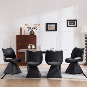 Modern Swivel Dining Chair With High Back