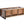 Reclaimed Wood Media TV Console Table With 3 Drarwer, Open Shelf - Antique Gray
