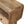 Solid Wood Mini Curved Oak-ish Console Table