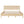 King Size Wood Platform Bed Frame with Classic Panel Headboard