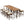 Outdoor Acacia Wood Bar Height Table and Eight Stools with Cushions
