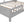 Wood Platform Bed With Built In LED Light, Storage Headboard And Guardrail