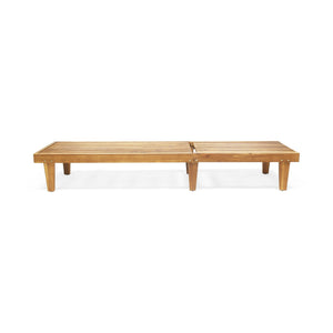 Nadine Stylish Chaise Lounge Chair - Teak