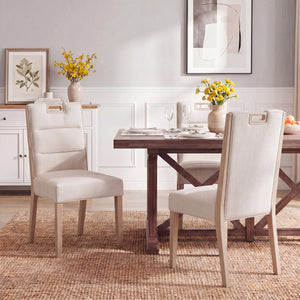 Upholstered Armless Dining Chairs