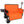 3 in 1 Folding Wagon with Bench Seat and Rear Tabletop - Orange