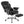 Big and Tall Executive Office Chair with Footrest - Black