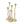 5-Light Cast Aluminum Taper Candle Holder