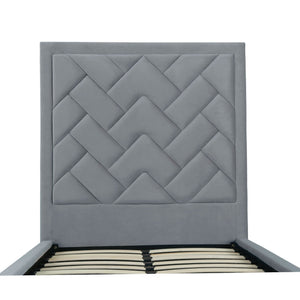 Crosby - Bed With Upholstered Headboard And Slats