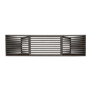 Gloaming Outdoor Bench with Slat Design and Triangular Base