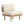 Acacia Wood Outdoor Armless Chair with Rope Back & Weather-Resistant Cushion