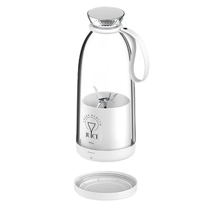 2-in-1 16.9OZ Portable Fruit Blender Electric Rechargeable Juice Cup for Shakes Smoothies Juice Personal Fruit Mixer with 6 Blades