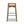 Sven - Modern Minimalist Low Back Counter Stool - Dark Brown Walnut