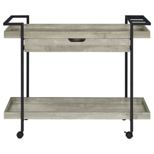 Begonia - 1 Drawer Cart - Driftwood