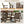 TREXM Patio Dining Table Set for 6 with Umbrella Hole