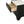 2 Drawers Nightstand - Black / White