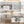 TV Stand With Sliding Barn Doors And Adjustable Storage - White / Oak