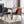Dining Chairs (Set of 2) Mid-Century Modern Retro Chair With Walnut Bentwood Back Upholstered Seat Metal Legs Adjustable Foot For Kitchen Dining Room Chairs
