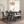 TOPMAX 6-Piece Wood Counter Height Dining Table Set with Storage Shelf