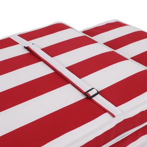 2 Pieces Set Outdoor Lounge Chair Cushion Replacement Patio Furniture Seat