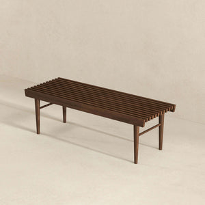 Mia - Bench - Dark Brown