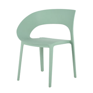 4 Piece Set Of Modern Designed Single Chairs With Folding Square Table
