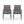 Outdoor Modern Aluminum Dining Chair Set With Rope Sea (Set of 2)