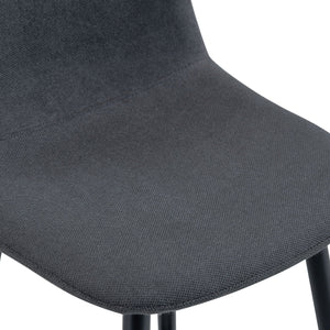 Modern Bar Chair Rounded Backrest (Set of 2)