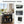 Outdoor Bar Patio Kitchen Island with HDPE & Aluminum Frame
