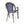 Bistro Chair With 2 Toned Checkered Pattern (Set of 2) - White / Navy
