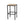 Outdoor Bar Stool With Slat Design And Metal Frame (Set of 2)